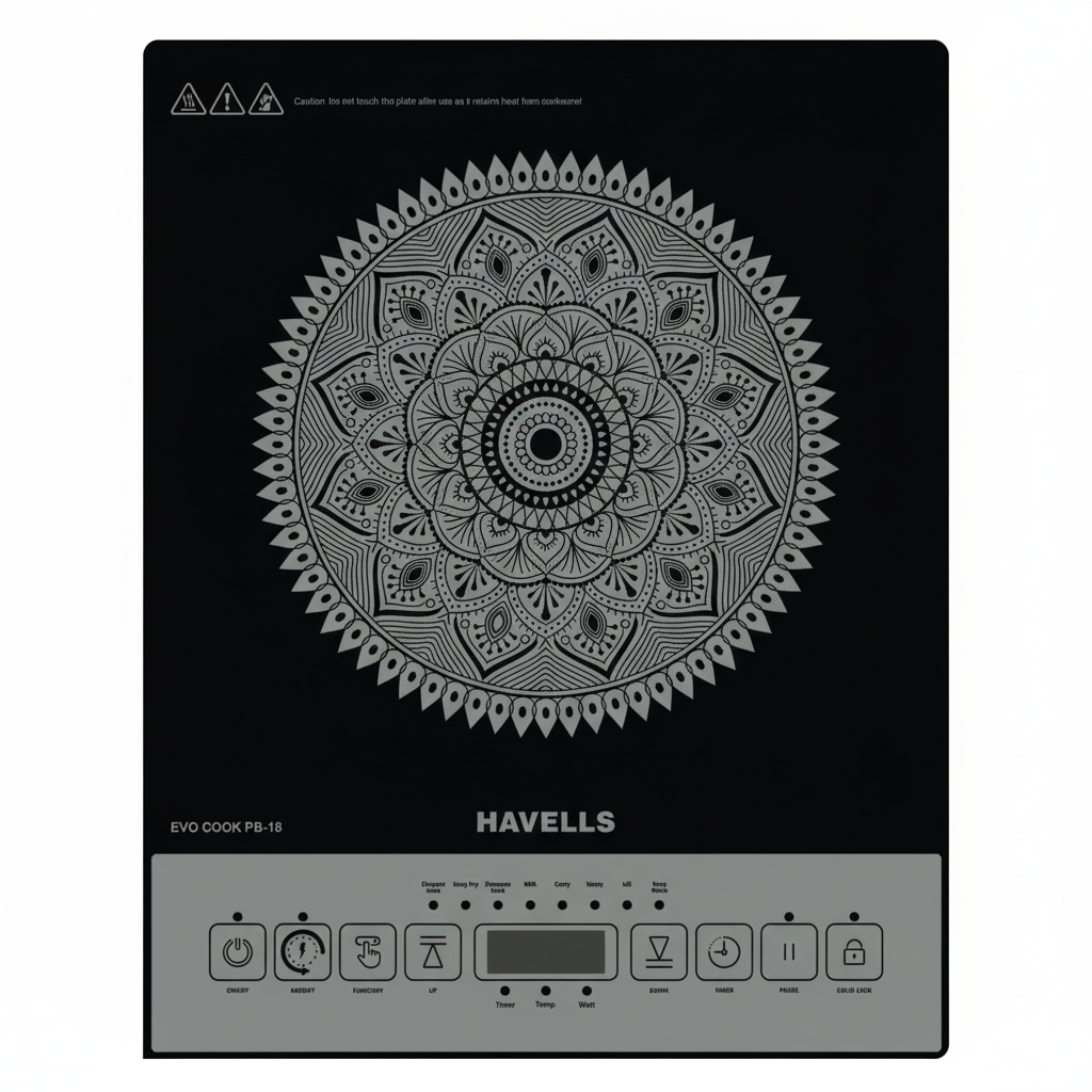 Havells Evo Cook PB18 Induction Cooktop Review – 1800W Power, AI Presets & Triple Surge Protection
