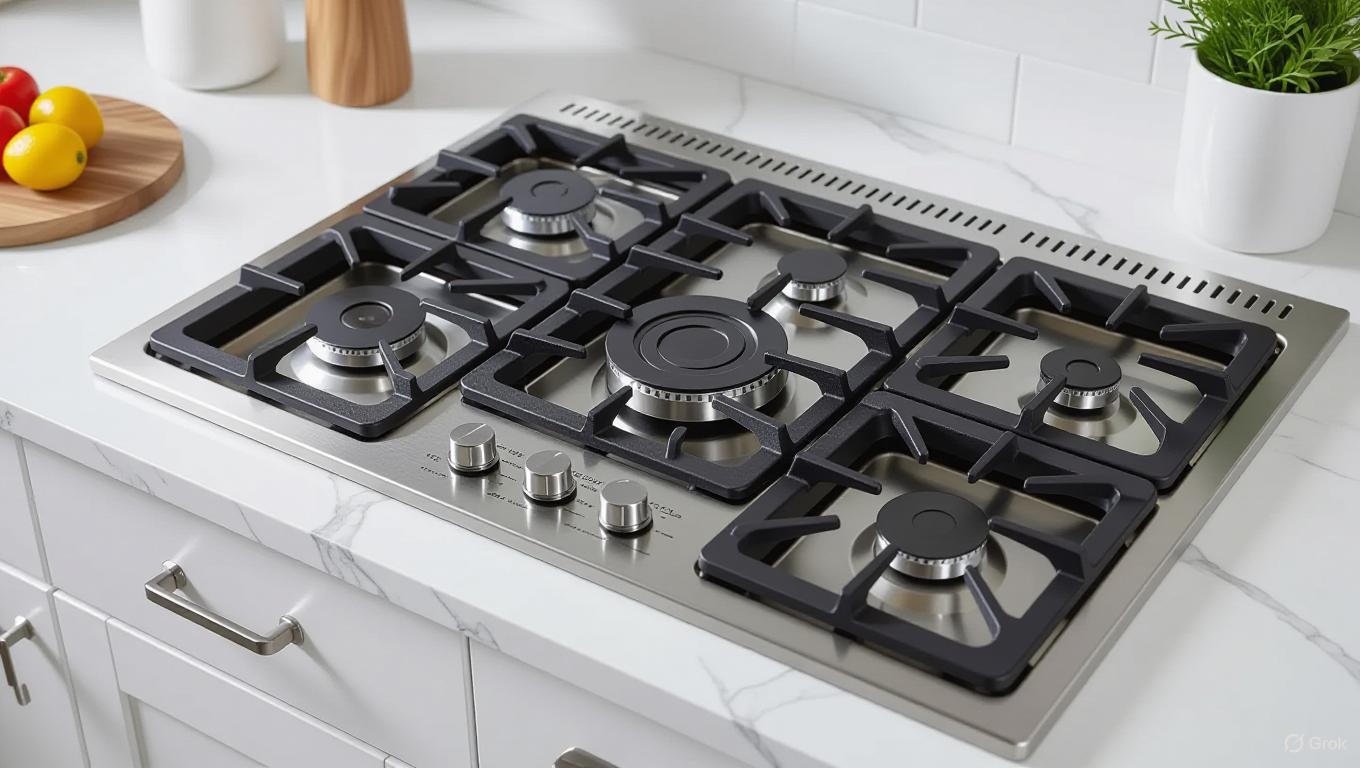 Multi-burner cooktop