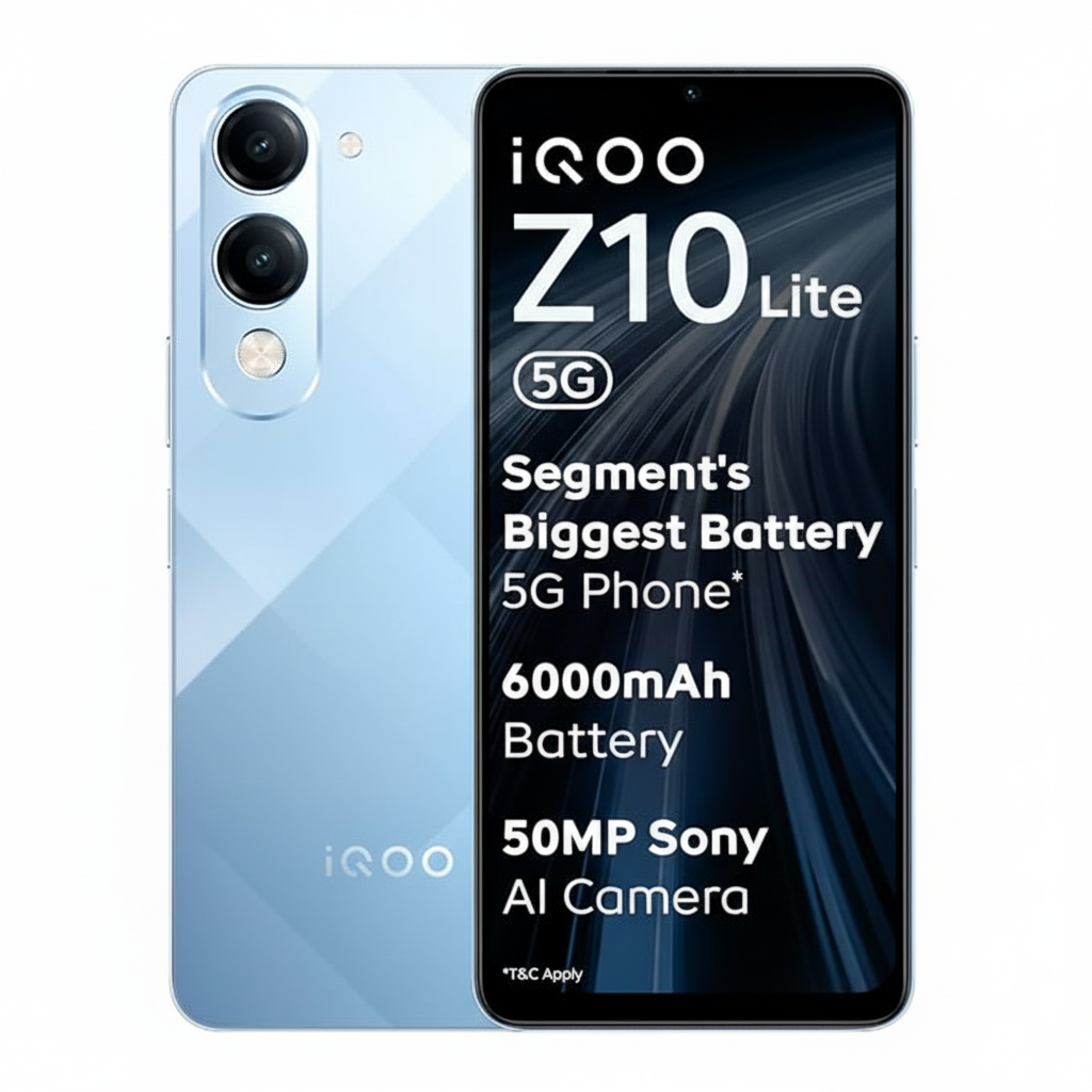 iQOO Z10 Lite 5G Review: 6000 mAh Battery, IP64 Shockproof & 50MP AI Camera Under ₹13,000