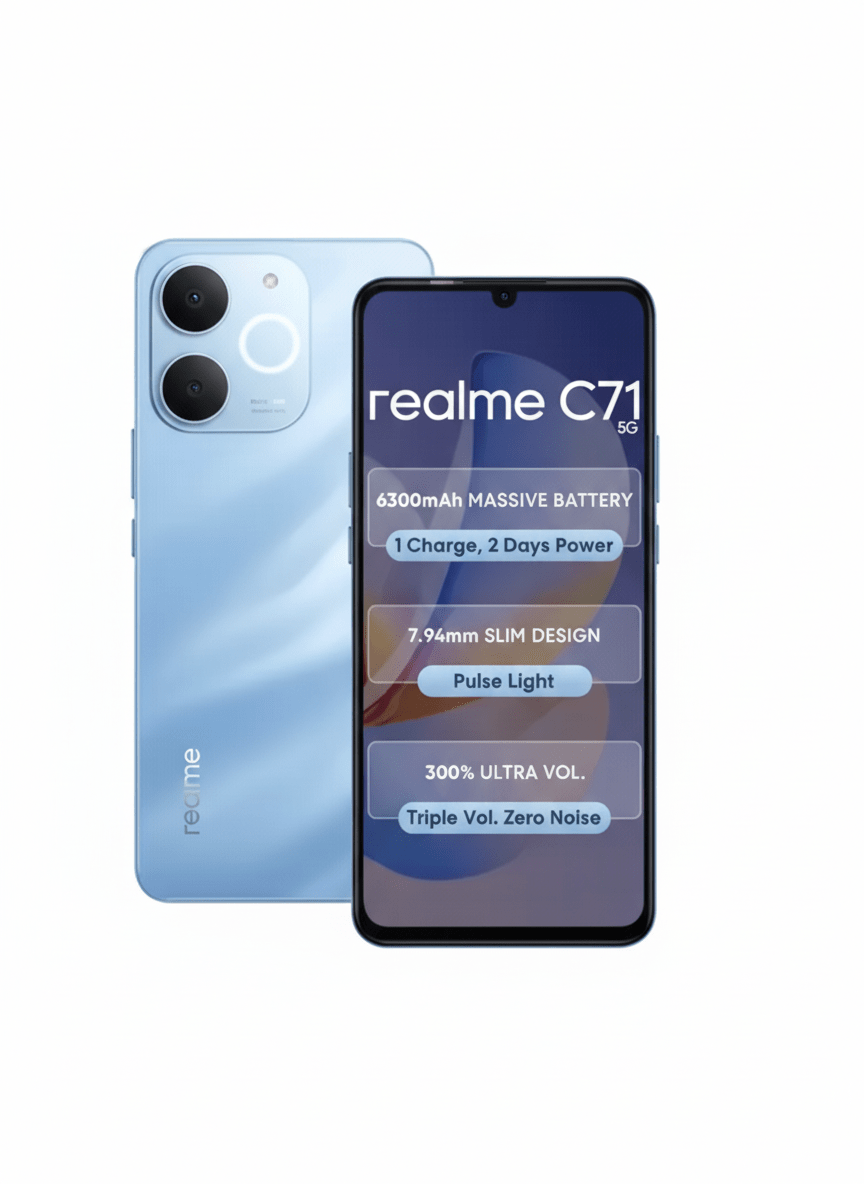 realme C71 Review: Best Phone Under ₹8,000 with 6300 mAh Battery & Military-Grade Build