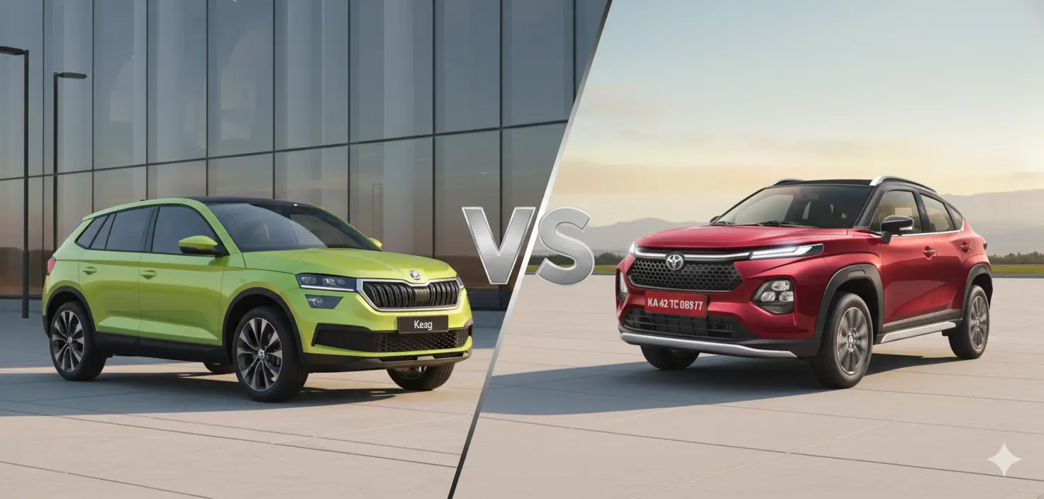 Skoda Kylaq Classic vs Toyota Taisor S Plus 2025