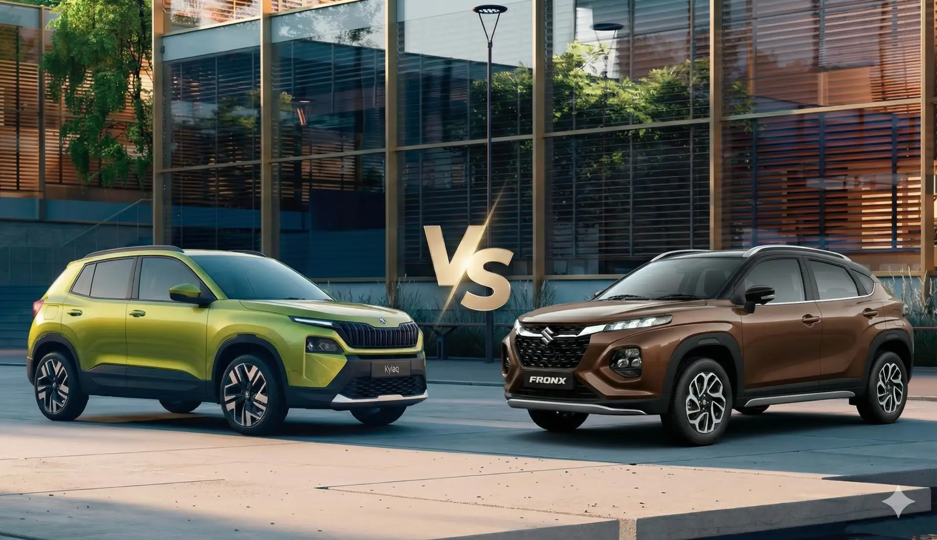 Skoda Kylaq Classic vs Maruti Fronx Delta Plus